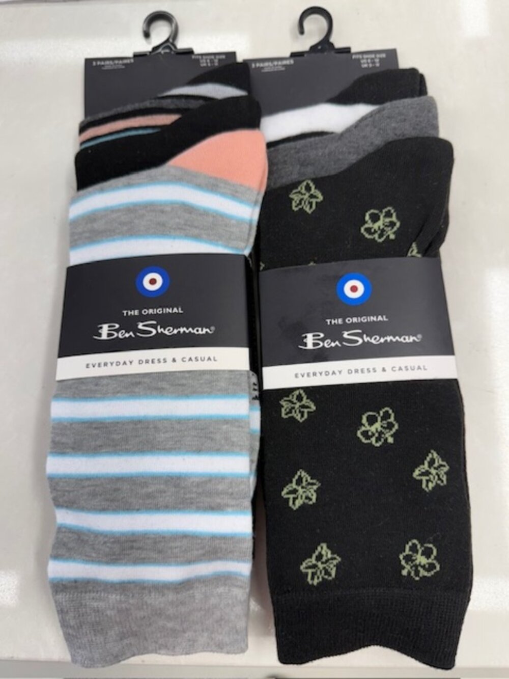 Ben Sherman Everyday Dress & Casual Socks - 6 pairs